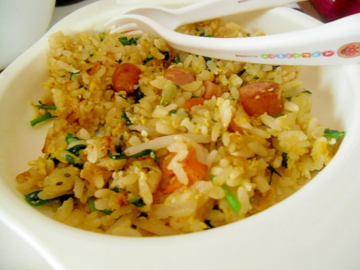 幼児食 チャーハン ウインナーと小松菜もやし レシピ 作り方 By ミスチバス 楽天レシピ 幼児食 チャーハン ウインナーと小松菜もやし レシピ 作り方 By ミスチバス 楽天レシピ